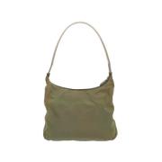 Prada Vintage Pre-owned Nylon prada-vskor Green, Dam