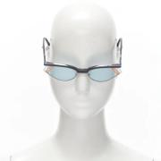 Fendi Vintage Pre-owned Acetat solglasgon Blue, Dam