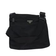 Prada Vintage Pre-owned Nylon prada-vskor Black, Dam