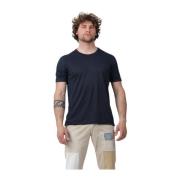 Gran Sasso Klassisk T-shirt med rund hals Blue, Herr