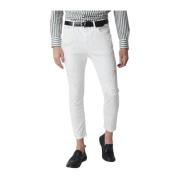 Dondup Stiliga Alex Jeans för Män White, Herr