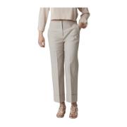 Via Masini 80 Stiliga Byxor Beige, Dam