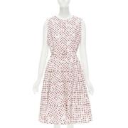 Oscar De La Renta Pre-owned Pre-owned Bomull klnningar White, Dam