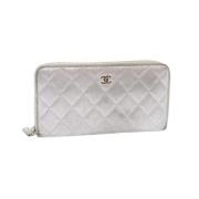 Chanel Vintage Pre-owned Canvas plnbcker Gray, Dam