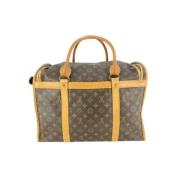 Louis Vuitton Vintage Förägda Canvas LV-väskor Brown, Dam