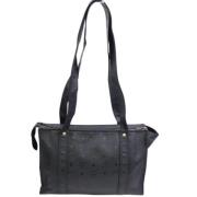 MCM Pre-owned Pre-owned tygskulderväskor Black, Dam