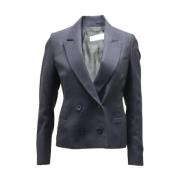 Dries van Noten Pre-owned Pre-owned Wool Jacket Blue, Dam