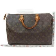 Louis Vuitton Vintage Vintage Monogram Speedy 35 Handväska Brown, Dam