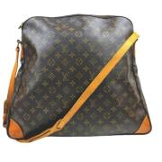 Louis Vuitton Vintage Begagnad canvas axelväska Brown, Dam