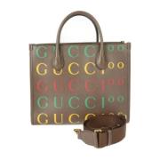 Gucci Vintage Pre-owned Läder gucci-vskor Brown, Dam