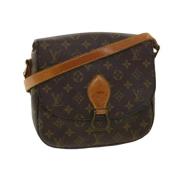 Louis Vuitton Vintage Förhandsägd Brun Canvas Louis Vuitton Axelväskor...