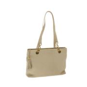 Bally Pre-owned Pre-owned Läder axelremsvskor Beige, Dam