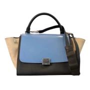 Celine Vintage Begagnad Flerfärgad Läder Celine Trapeze Multicolor, Da...