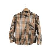 Burberry Vintage Pre-owned Bomull toppar Beige, Dam