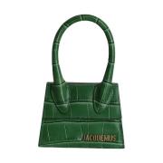 Jacquemus Pre-owned Pre-owned Läder handvskor Green, Dam