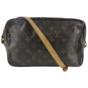 Louis Vuitton Vintage Förhandsägda Canvas LV Väskor, Tillverkade i Fra...