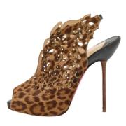 Christian Louboutin Pre-owned Pre-owned Stövlar Brown, Dam