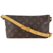 Louis Vuitton Vintage Skulderväska som är begagnad Brown, Dam