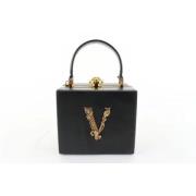 Versace Pre-owned Pre-owned Läder handvskor Black, Dam