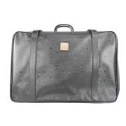 MCM Pre-owned Pre-owned läderresor Black, Dam