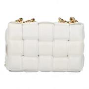 Bottega Veneta Vintage Pre-owned Läder crossbodyvskor White, Dam