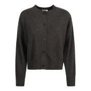 P.a.r.o.s.h. Grå Cardigan Sweaters Gray, Dam