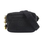 Chanel Vintage Begagnad Axelväska Black, Dam