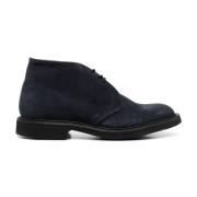 Tricker's Navy Eco Buck Gumlite Sole Blue, Herr