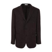 Boglioli Brun Shetland Blazer Brown, Herr