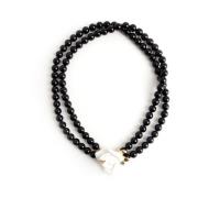 Kenneth Jay Lane Pre-owned pärlhalsband Black, Dam