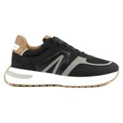 Alexander Smith Nero/Cuoio Läder Sneakers Black, Herr