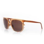 Versace Pre-owned Pre-owned Plast solglasgon Brown, Dam