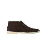 Scarosso Leonardo Brun Mocka Ankelboot Brown, Herr