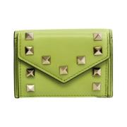 Valentino Vintage Pre-owned Leather wallets Green, Dam