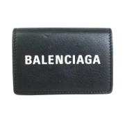 Balenciaga Vintage Pre-owned Läder plnbcker Black, Dam