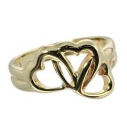Tiffany & Co. Pre-owned Triple Heart Guld Ring Yellow, Dam