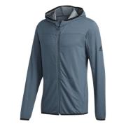 Adidas Herr City FLC Full Zip Hoodie Gray, Herr