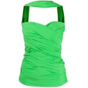 Balenciaga Sleeveless Tops Green, Dam