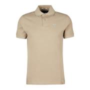 Barbour Pique Polo Shirt Beige, Herr