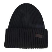 Barbour Svarta Hattar - Crimdon Beanie Scarf Black, Herr