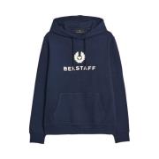 Belstaff Signature Hoodie Dark Ink Blue, Herr