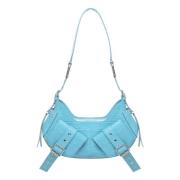 Biasia Shoulder Bags Blue, Dam