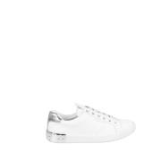 Bikkembergs Snörade sneakers med logomönstrad sula White, Dam