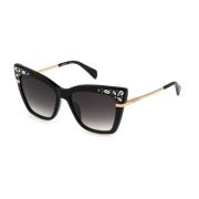 Blumarine Sunglasses Black, Dam