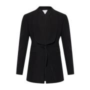 Bottega Veneta Bomullsblazer Black, Dam