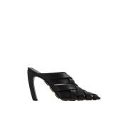 Bottega Veneta Mules med klackar Black, Dam