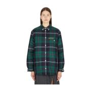 Burberry Virdian Overshirt - Stilfull Ulljacka Green, Dam