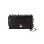 Burberry Läder axelremsvskor Black, Dam