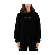 Calvin Klein Sammet Corduroy Hoodie Black, Dam