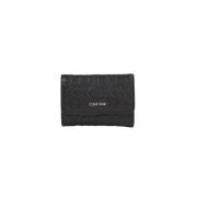 Calvin Klein Liten dam tri-fold plånbok Black, Dam